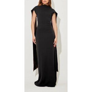 Oddmuse The Ultimate Muse Drape Maxi Dress Women Size Small NWT Gown Cowl Neck